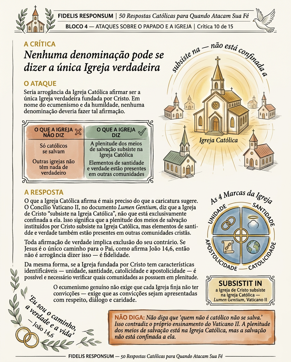 Igreja Verdadeira — Bloco 4
